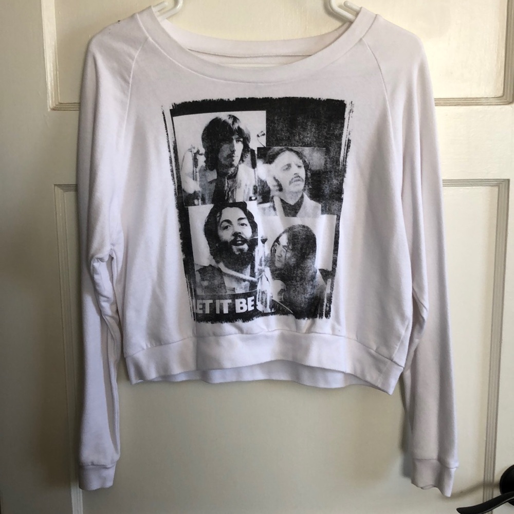 Cropped BEATLES Sweater